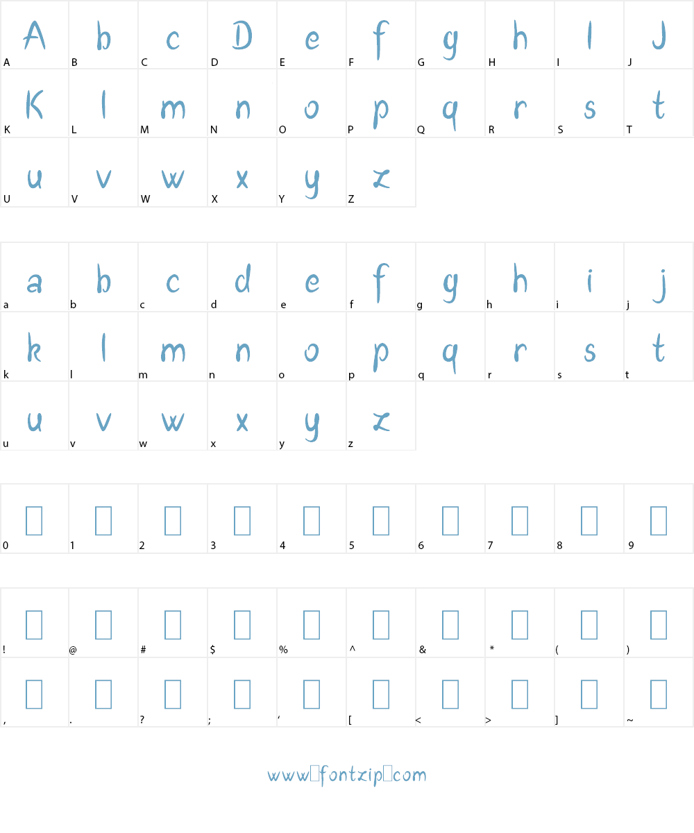 Adetar Font Character